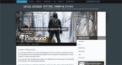 Desktop Screenshot of dotzel-outdoor.de