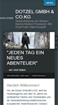 Mobile Screenshot of dotzel-outdoor.de