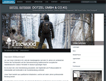 Tablet Screenshot of dotzel-outdoor.de